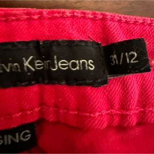 Pink Calvin Klein jeans